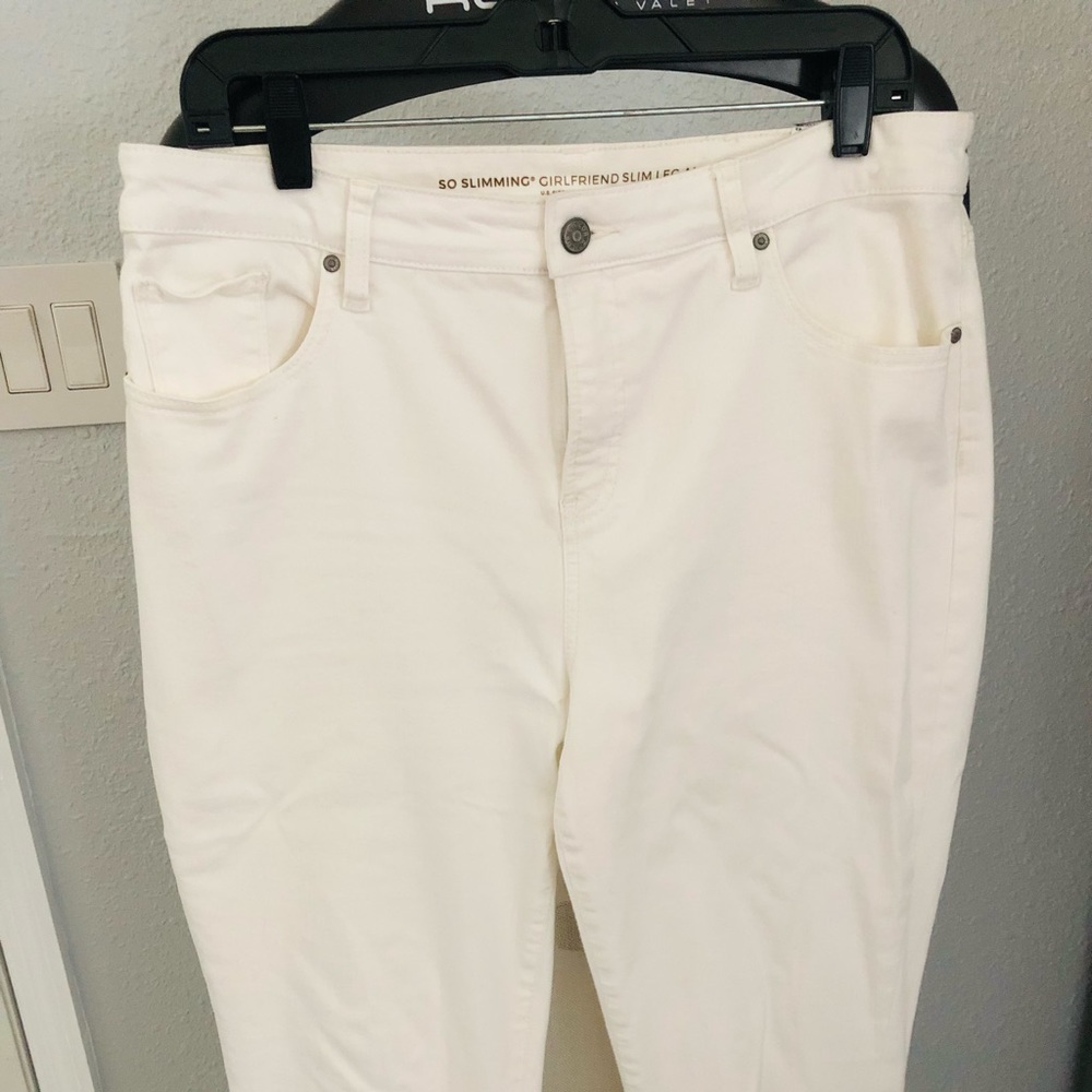 White jeans